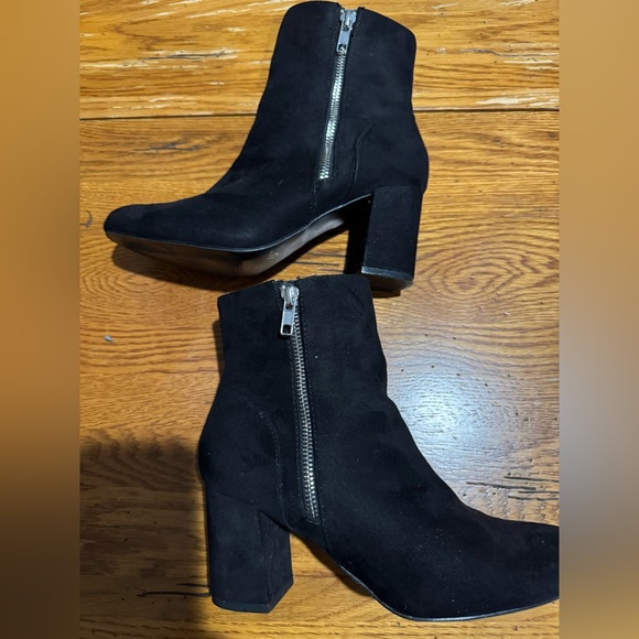 Diba Black Heeled women's Boots with Zipper - Picture 1 of 5
